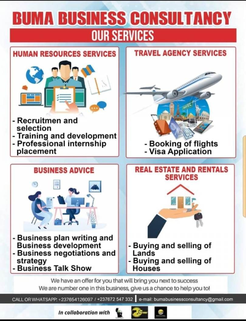 Apply for your Visa and Flight Service at the Buma Business Consultancy 